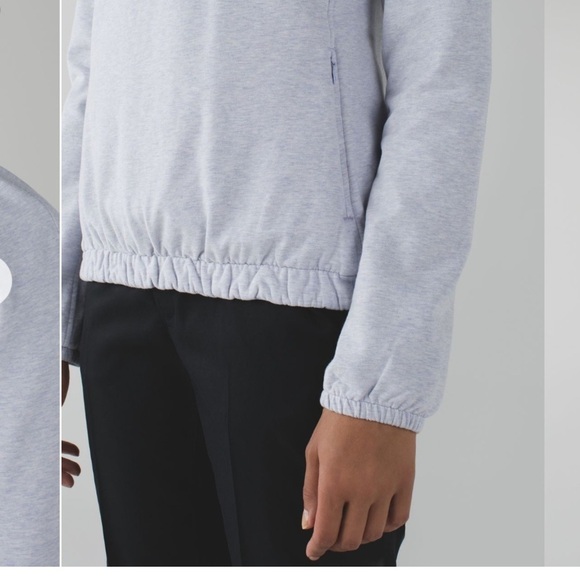 Lululemon After All Pullover | Size 6 in weathered cool breeze Lulufanatics - Picture 5 of 10
